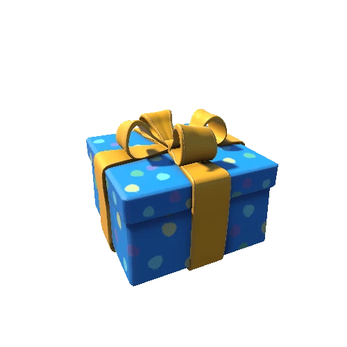 gift box 3 Blue